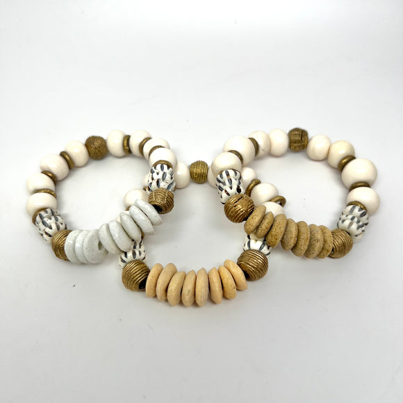 Bone & Sandcast Bracelet