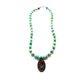 Larimar St. Christopher Necklace
