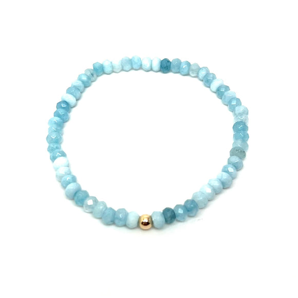Gemstone Mini Bracelet Aquamarine
