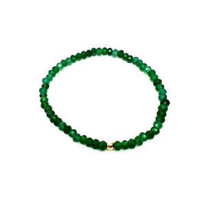 Gemstone Mini Bracelet Emerald