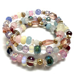 Crystal Mix Trio Bracelet set soft