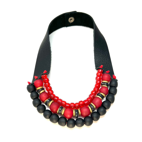 3 Strand Necklace • UGA Glory