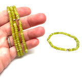 Gemstone Mini Bracelet Lime Jade