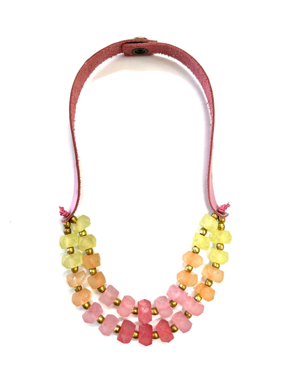 2 strand Necklace Stellar Collection Sherbet