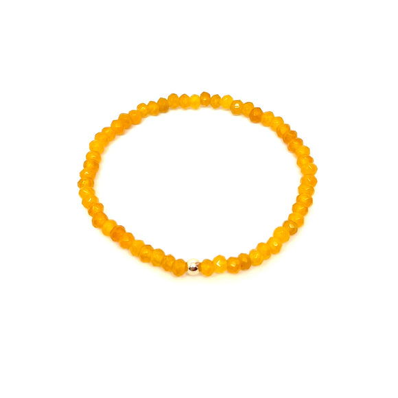 Gemstone Mini Bracelet Yellow Jade