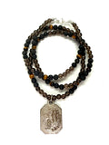Vintage Lourdes Medal Necklace