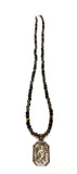 Vintage Lourdes Medal Necklace