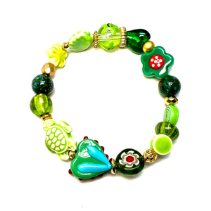 Tchotchke Bracelet • Monochrome Green