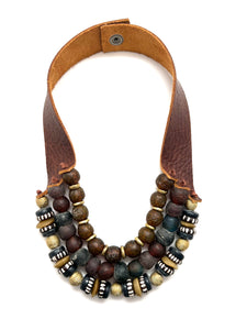 3 Strand Necklace • Woodland 2