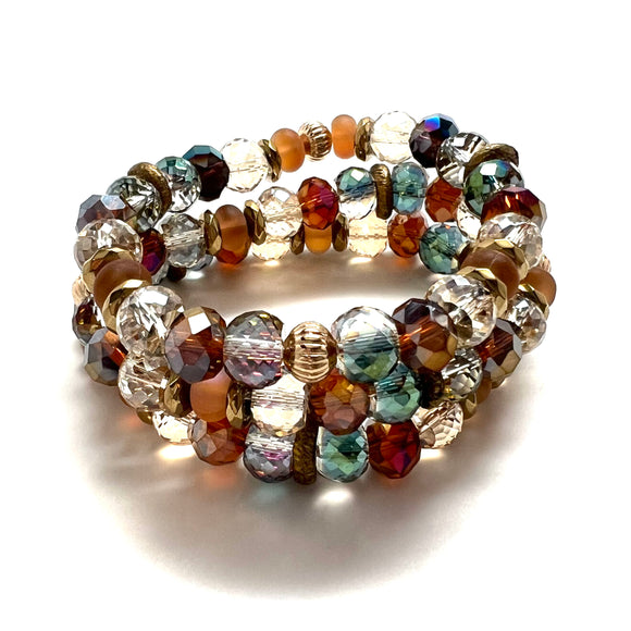 Crystal Mix Trio Bracelet set