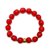 Glass Bracelet • Glam Red