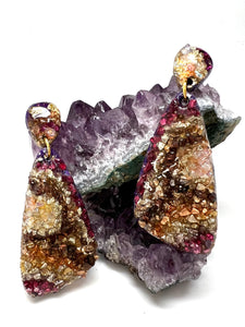 Geode Earrings