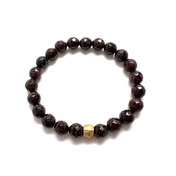 8mm Garnet Bracelet