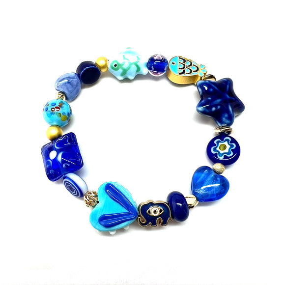 Tchotchke Bracelet • Monochrome Blue