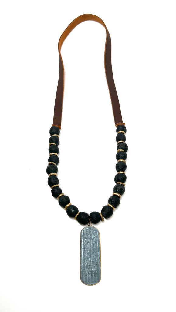 Zen Necklace Charcoal