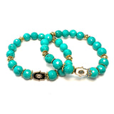 Hamsa Turquoise Bracelet