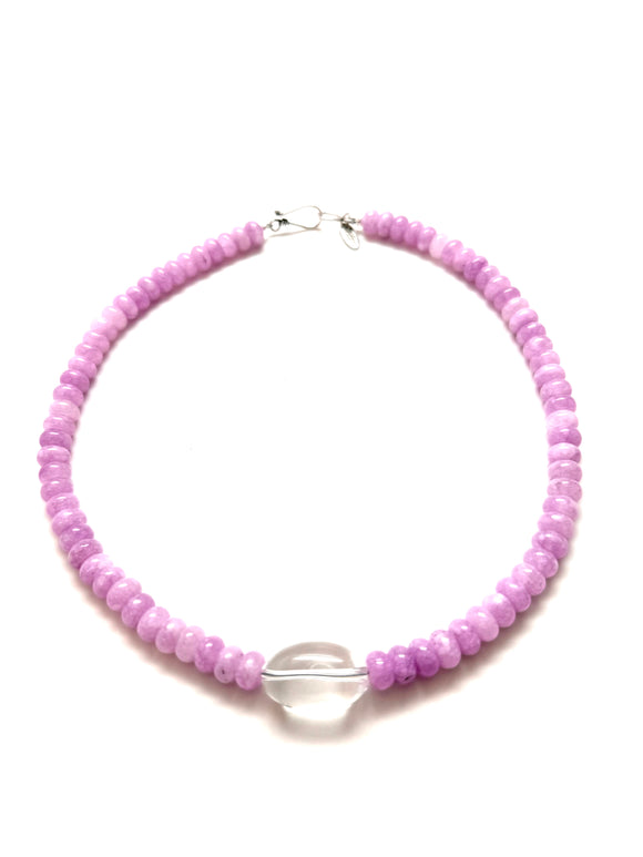Prism Quartz Necklace - Violet
