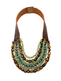 6 Strand Necklace - seafoam