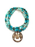 Hand-Carved Eagle Coin Necklace
