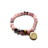 8mm Rutilated Rose Quartz Bracelet