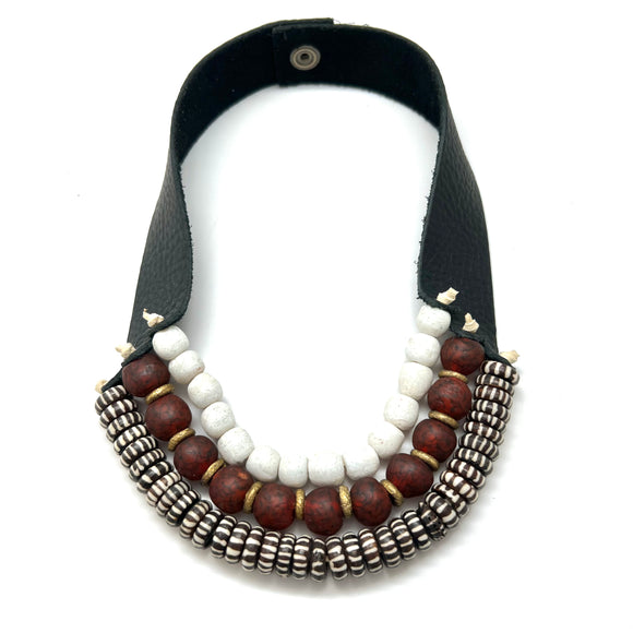 Strand Necklace • BAMA Houndstooth