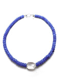 Prism Quartz Necklace - Blue