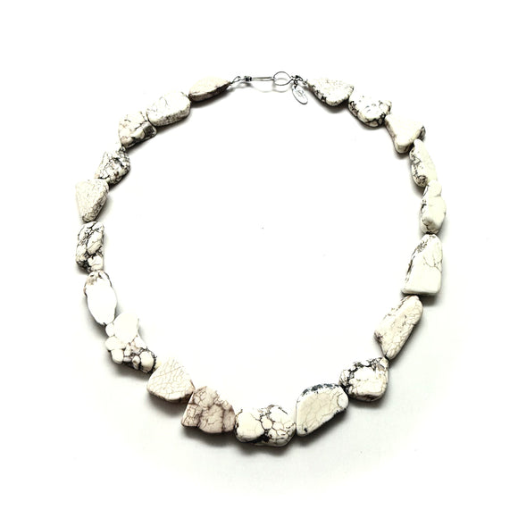 Howlite Statement Necklace