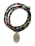 Vintage Guardian Angel Necklace