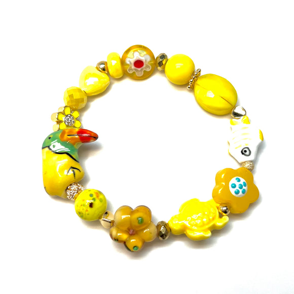 Tchotchke Bracelet • Monochrome Yellow