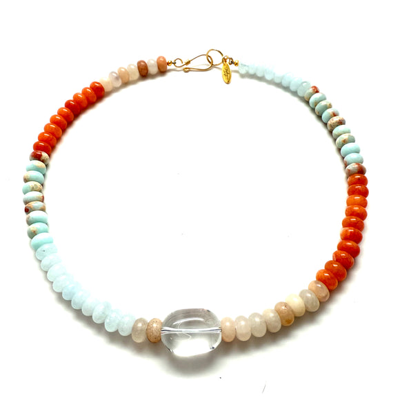 Prism Quartz Necklace - Sunburst