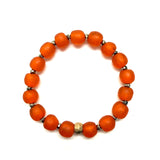 Glass Bracelet • Glam Orange