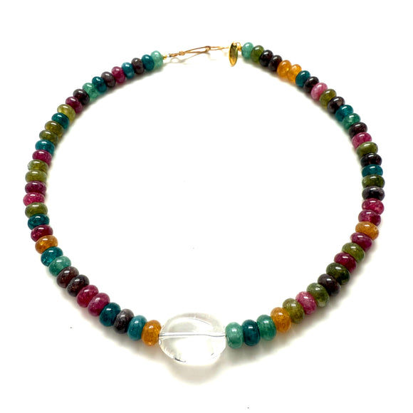 Prism Quartz Necklace - Moody Multi