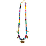 Happy Charm Necklace Evil Eye