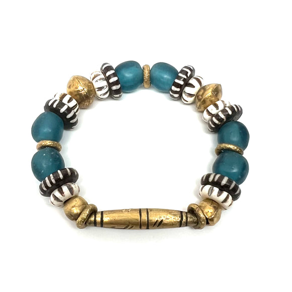 Glass Bracelet • Naga Collection Blue