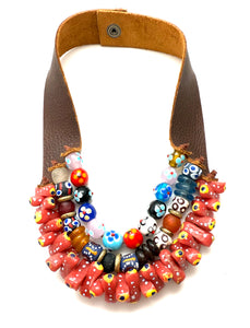 3 Strand Necklace - Mosaic Eye lll