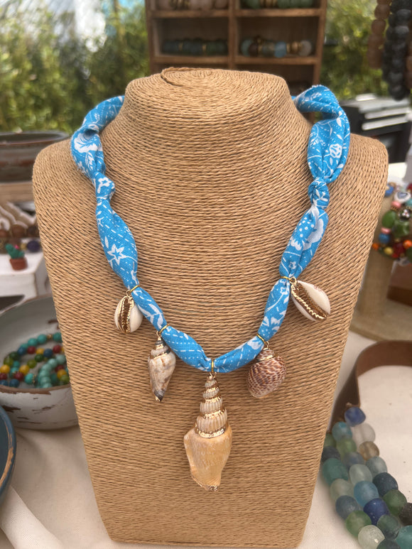 Bandana Shell Necklace