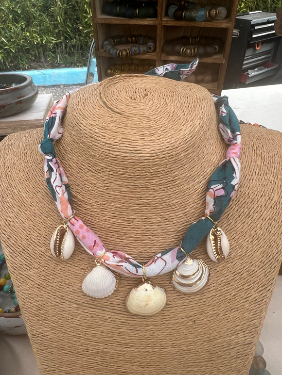 Bandana Shell Necklace