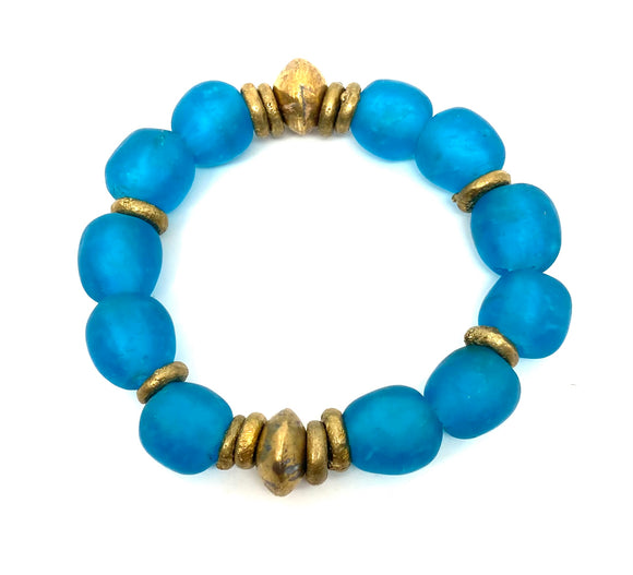 Glass Bracelet • Teal