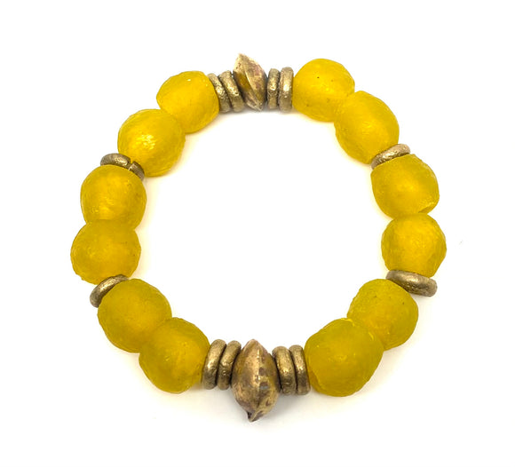 Krobo Bracelet • Yellow