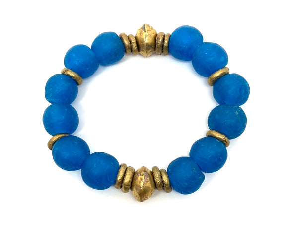 Krobo Bracelet • Blue 1