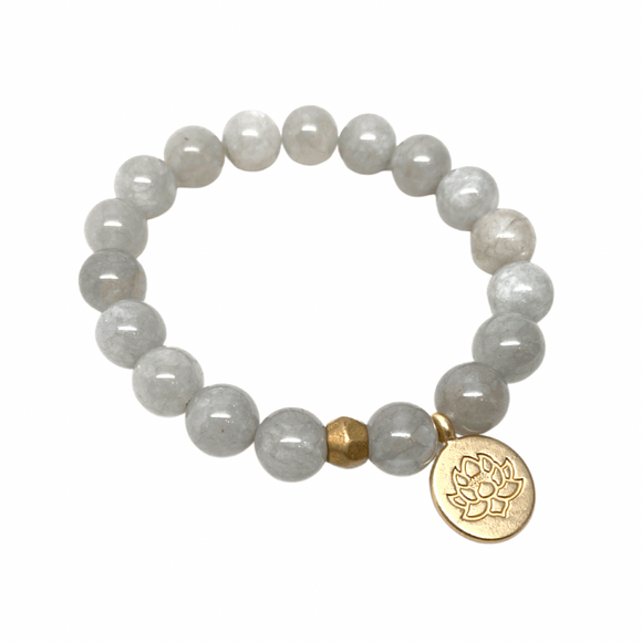 Gray Agate Bracelet
