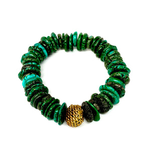 Chrysocolla Stretch Bracelet