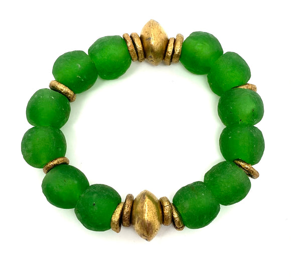 Glass Bracelet • Green